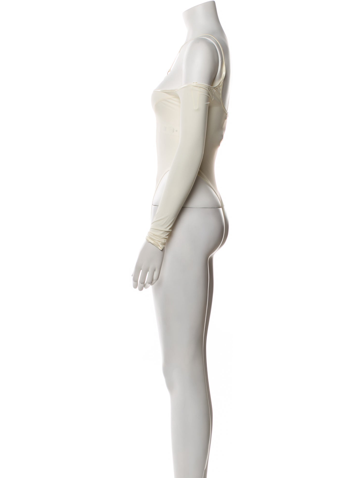 KNWLS Nylon Off-The-Shoulder Bodysuit w/ Tags