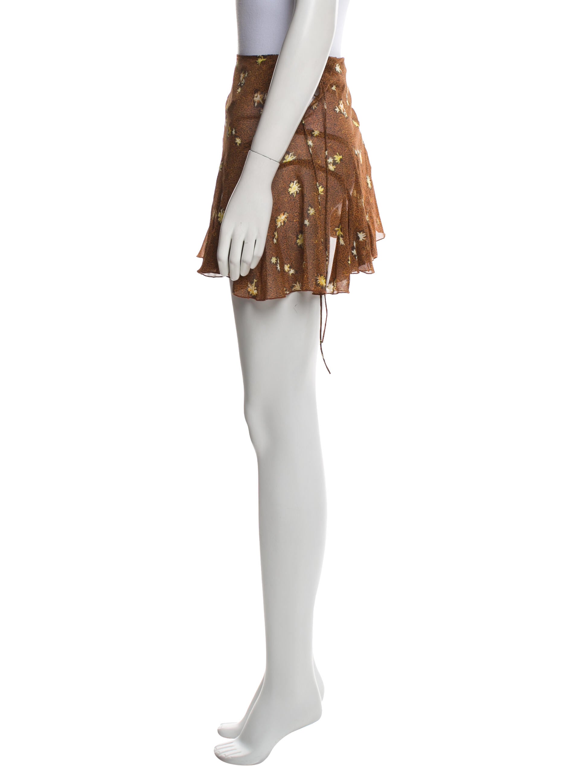 KNWLS Silk Mini Skirt w/ Tags