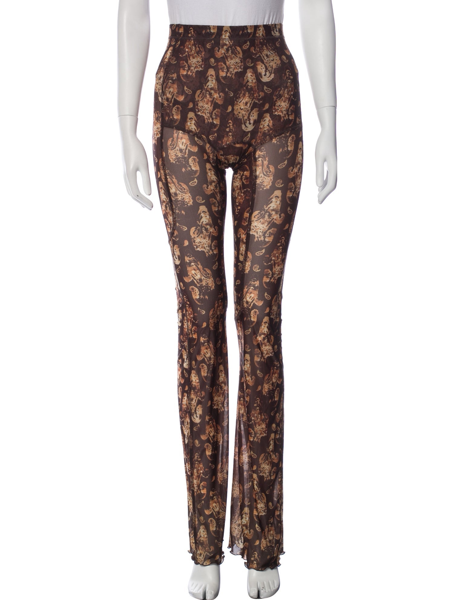 KNWLS Paisley Print Wide Leg Pants