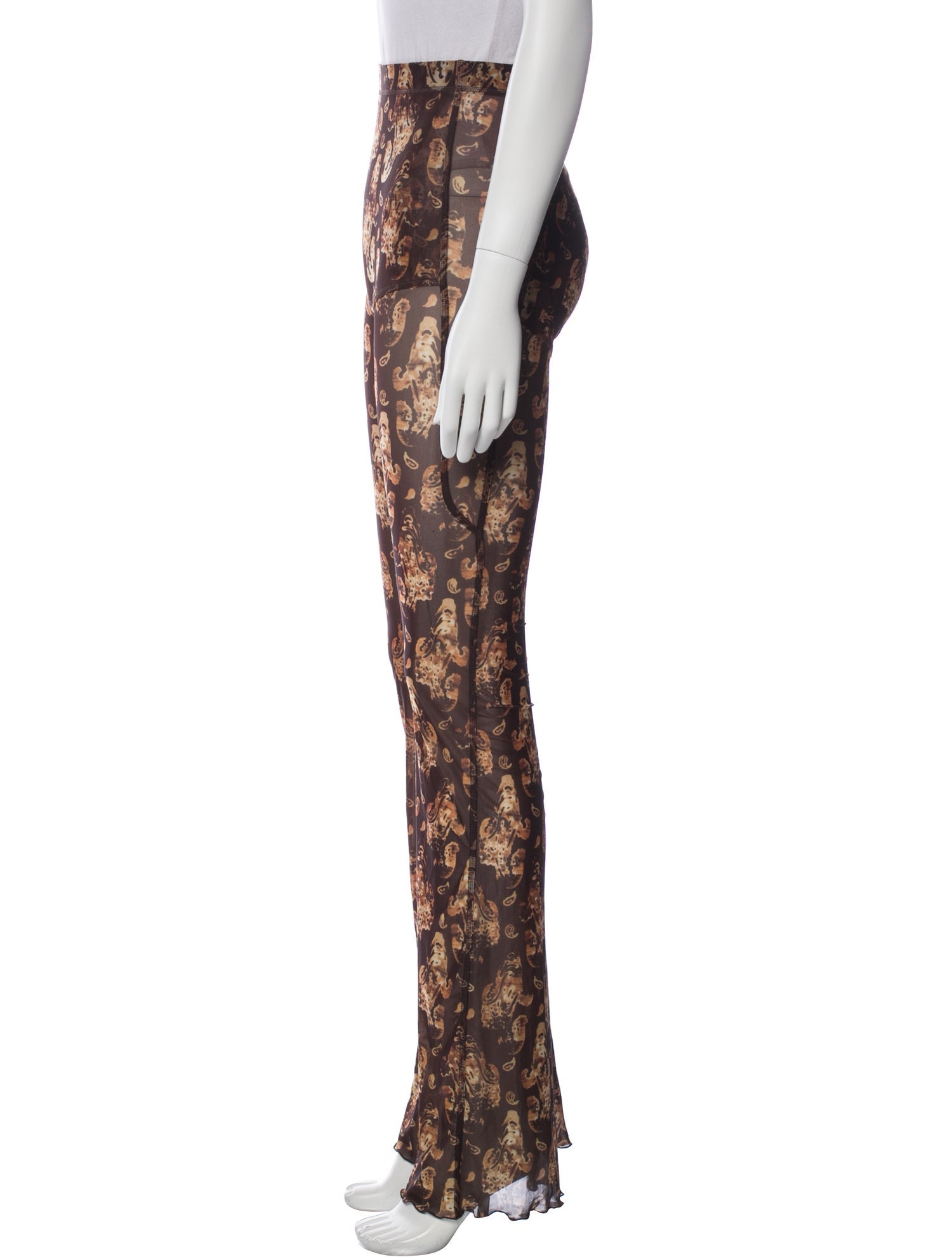 KNWLS Paisley Print Wide Leg Pants