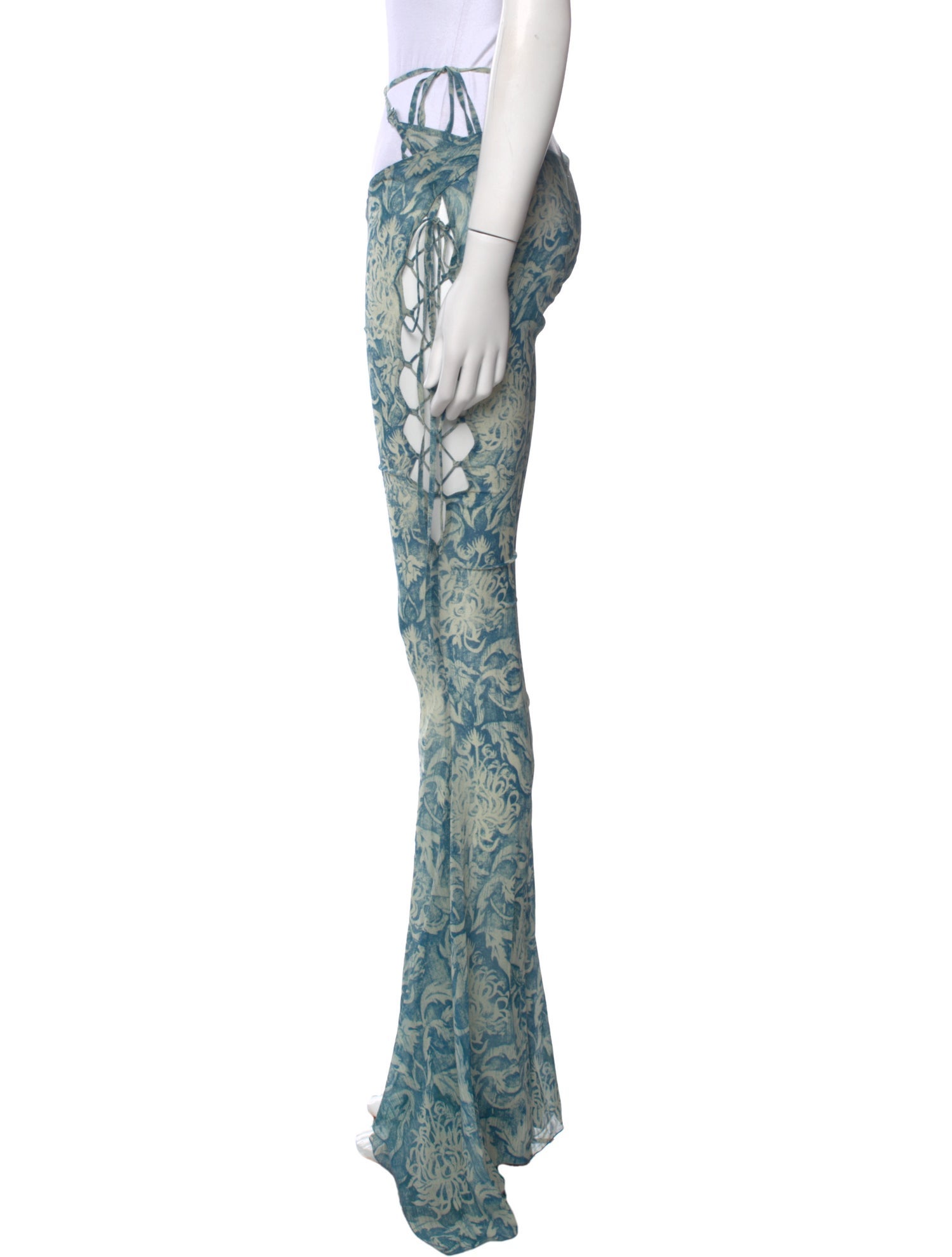 KNWLS Silk Wide Leg Pants