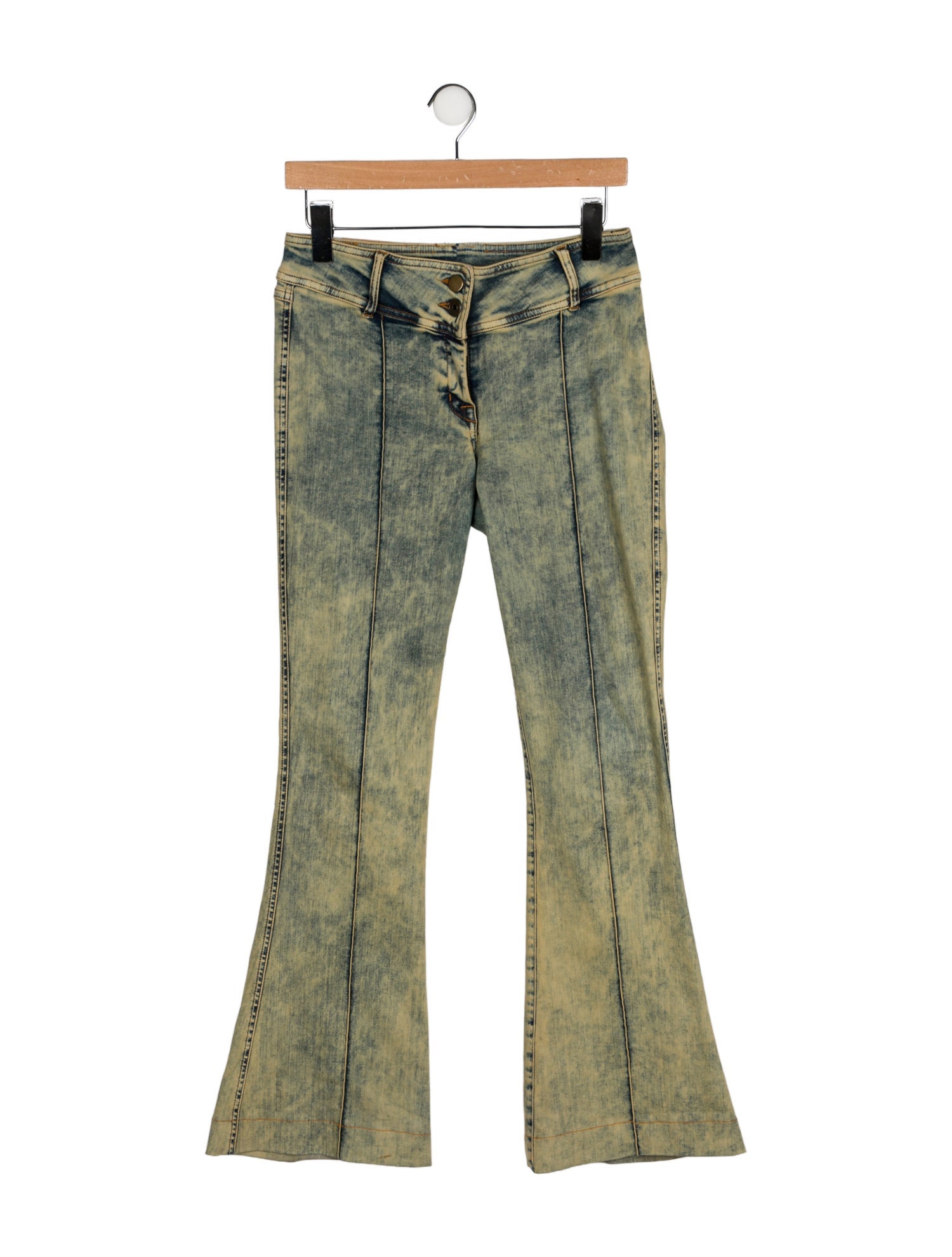 KNWLS Mid-Rise Wide Leg Jeans