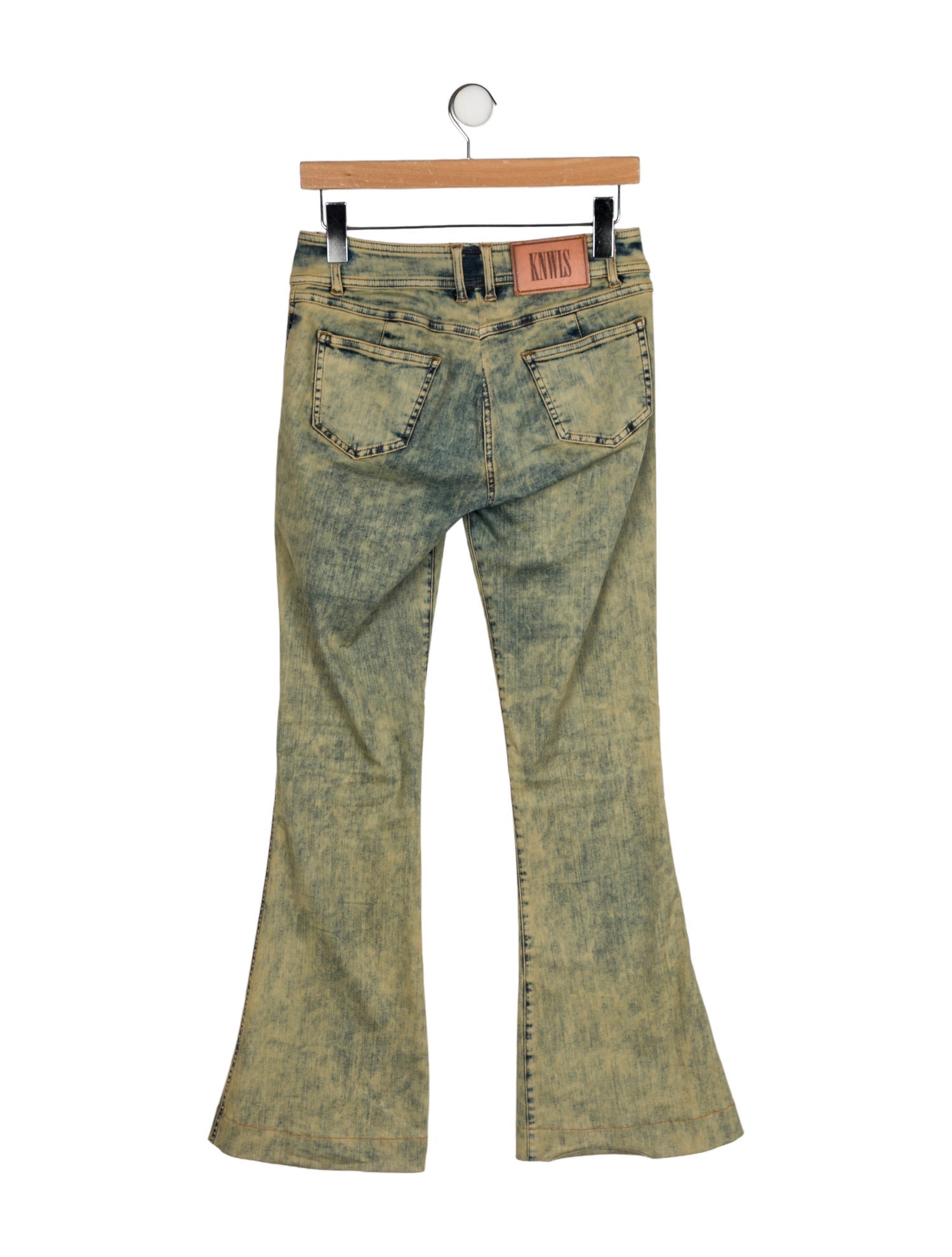 KNWLS Mid-Rise Wide Leg Jeans