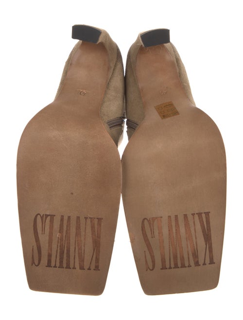 KNWLS Suede Sock Boots