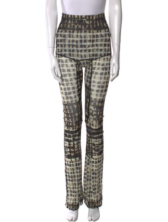 KNWLS Plaid Print Straight Leg Pants