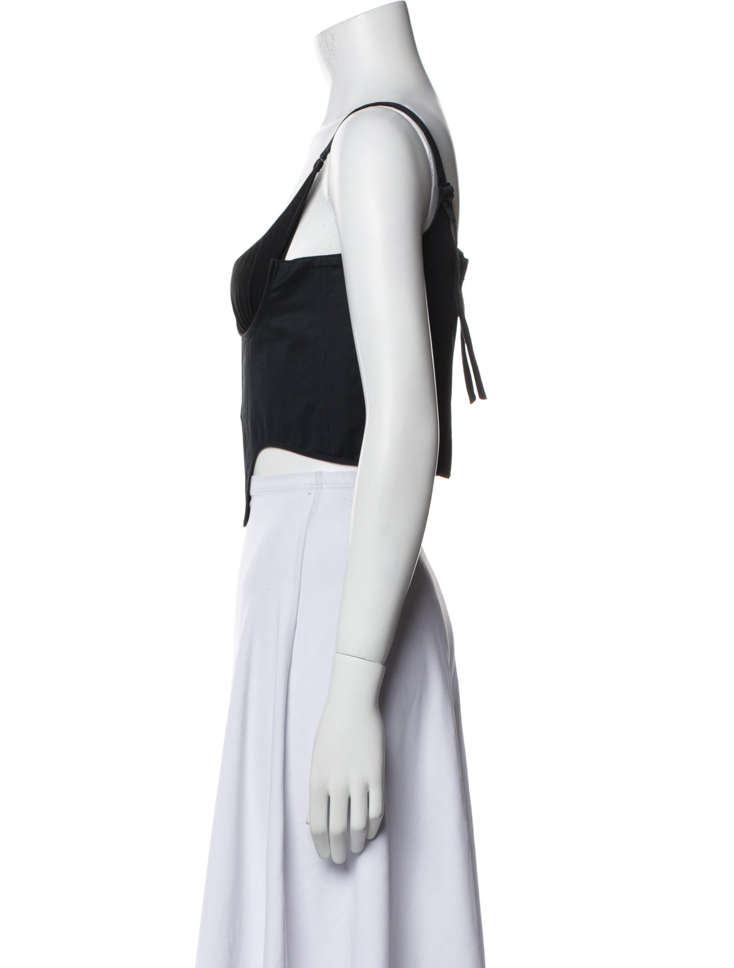 KNWLS V-Neck Sleeveless Crop Top