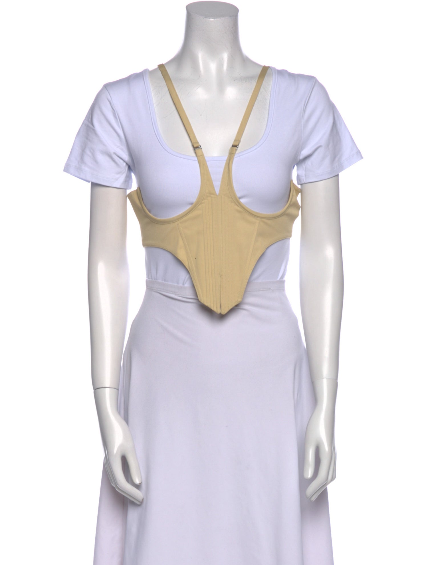 KNWLS V-Neck Short Sleeve Crop Top