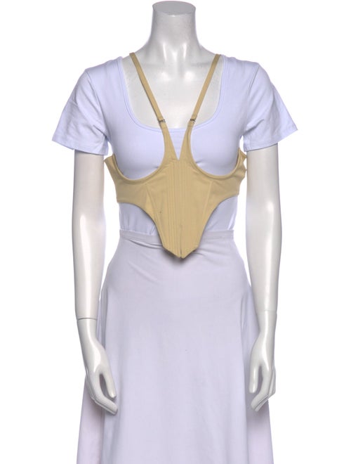 KNWLS V-Neck Short Sleeve Crop Top