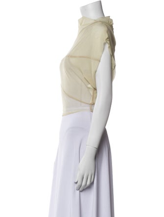 KNWLS Mock Neck Short Sleeve Crop Top