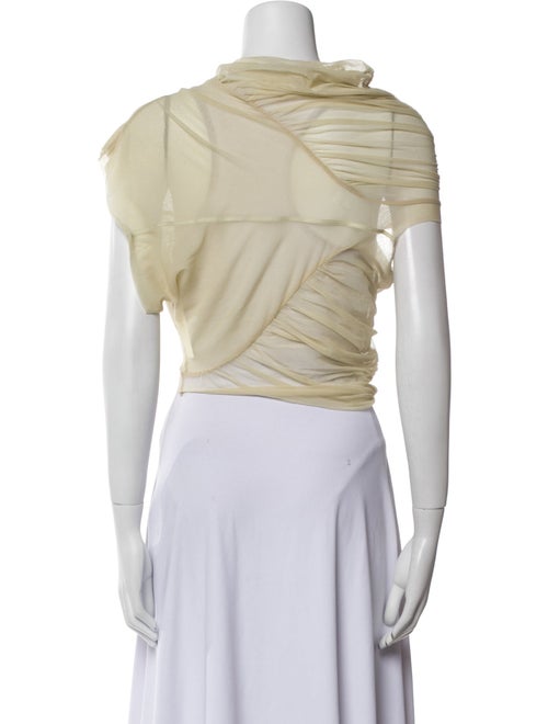 KNWLS Mock Neck Short Sleeve Crop Top