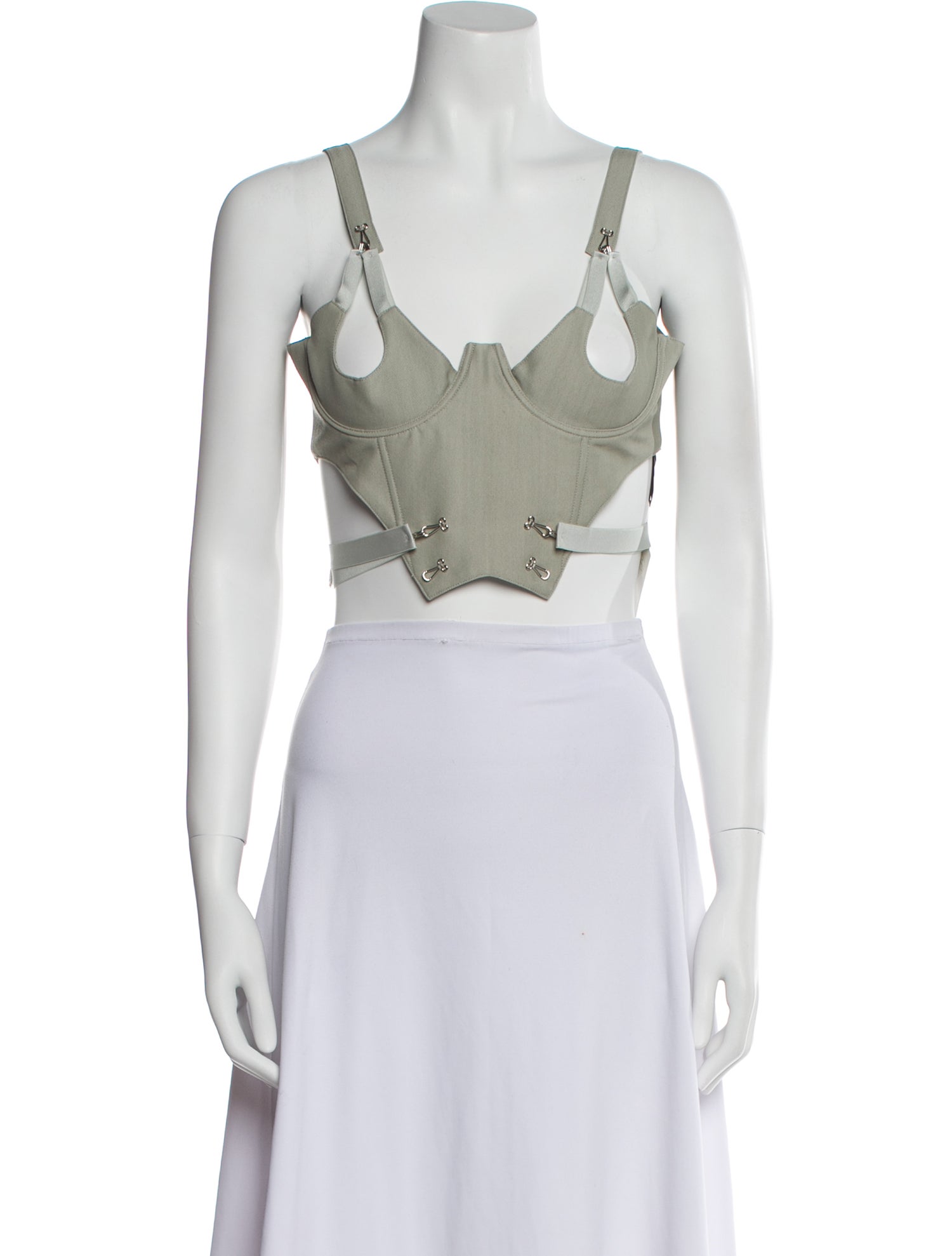 KNWLS Wool V-Neck Crop Top w/ Tags