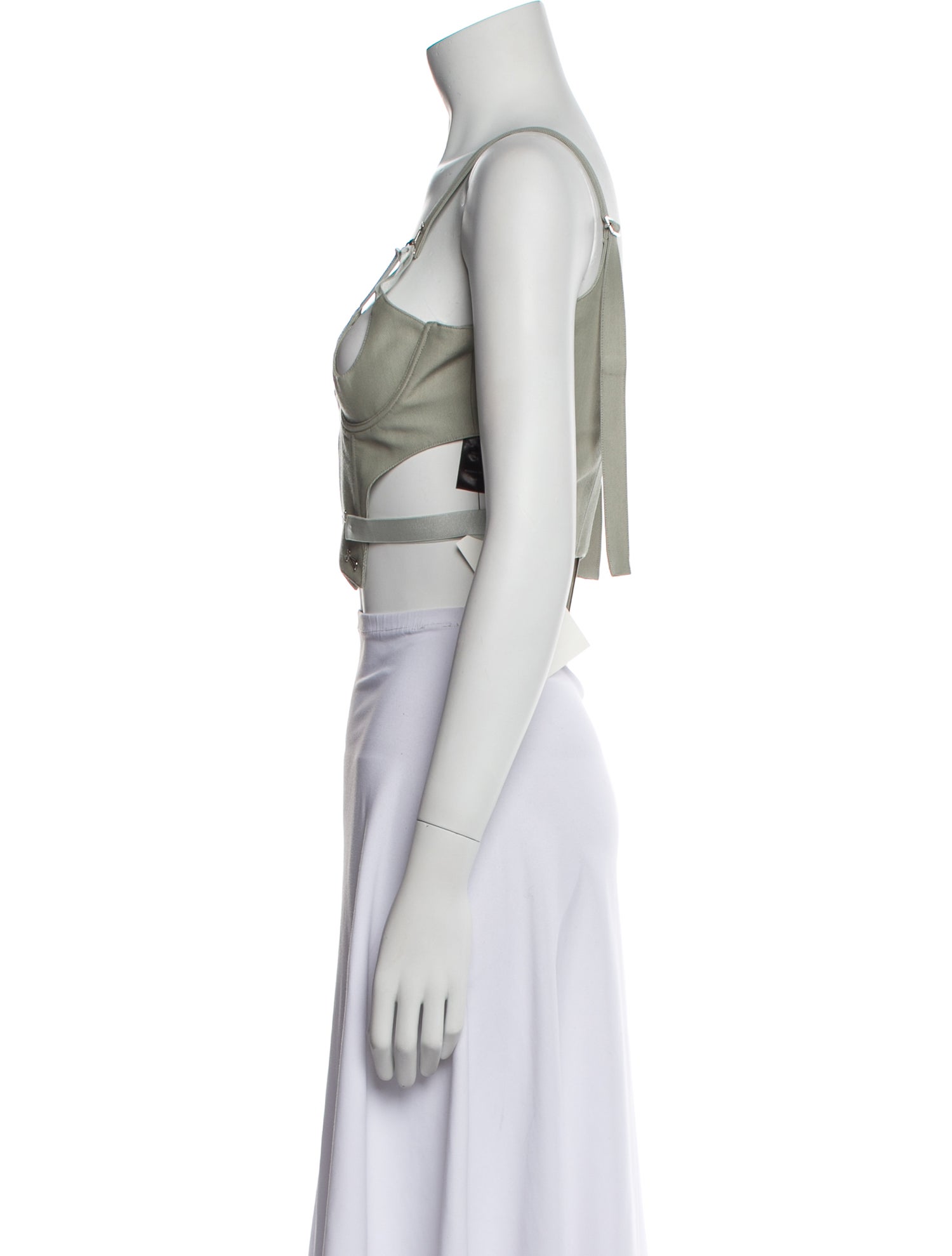 KNWLS Wool V-Neck Crop Top w/ Tags