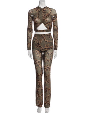 KNWLS Printed Pant Set