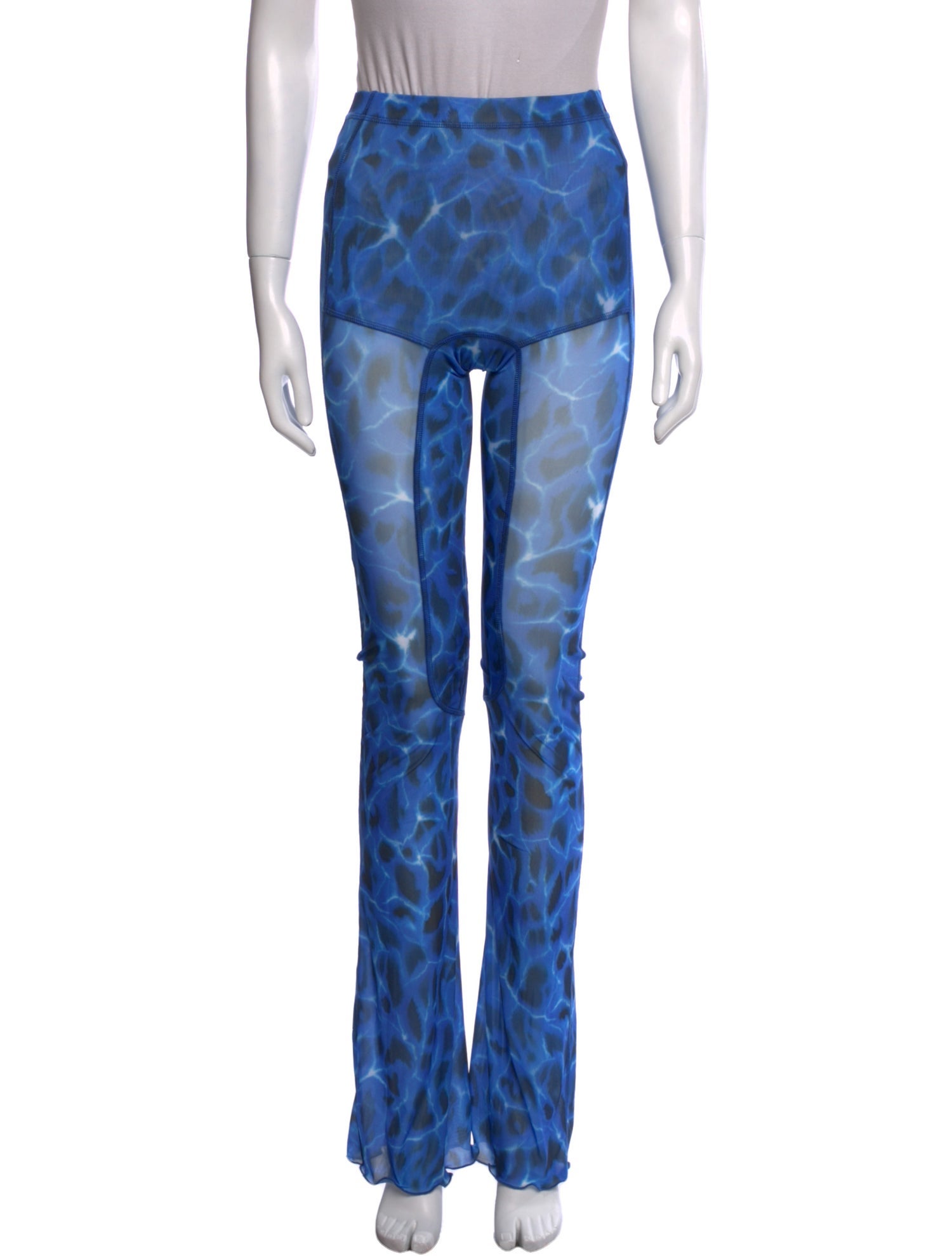 KNWLS Animal Print Straight Leg Pants