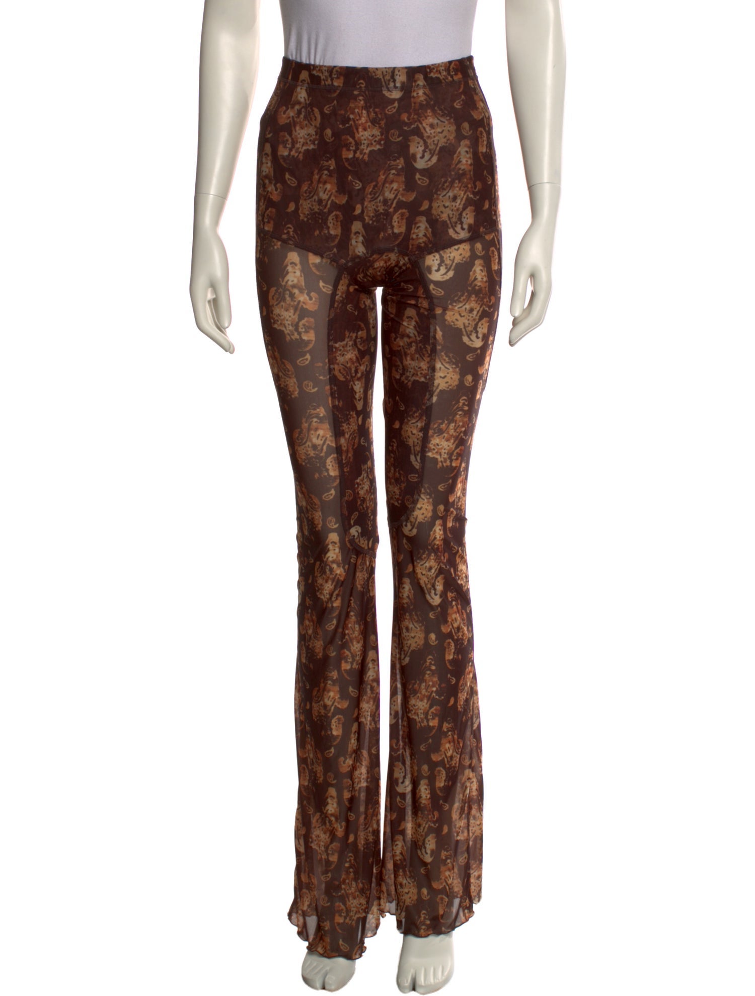 KNWLS Floral Print Straight Leg Pants