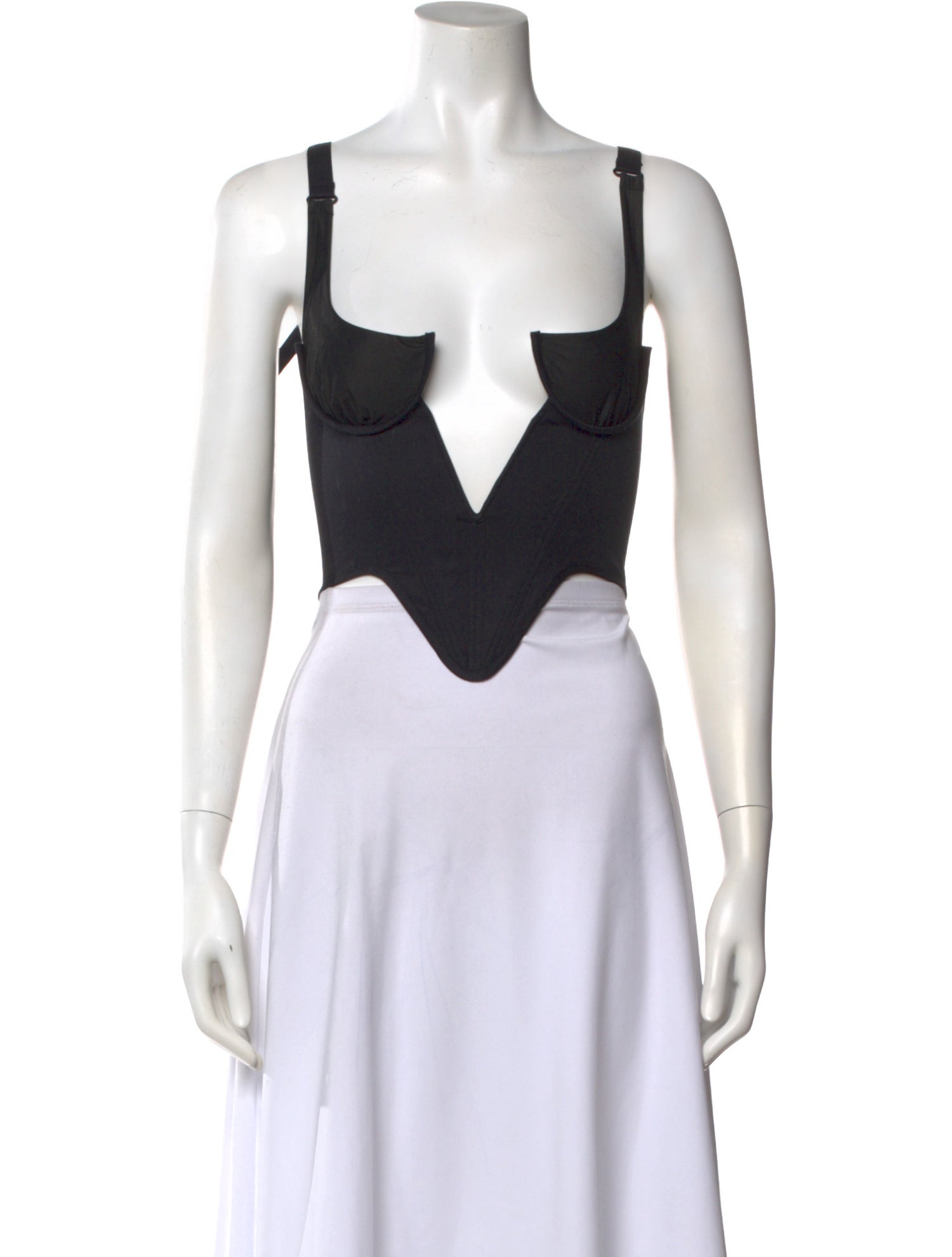 KNWLS V-Neck Sleeveless Crop Top