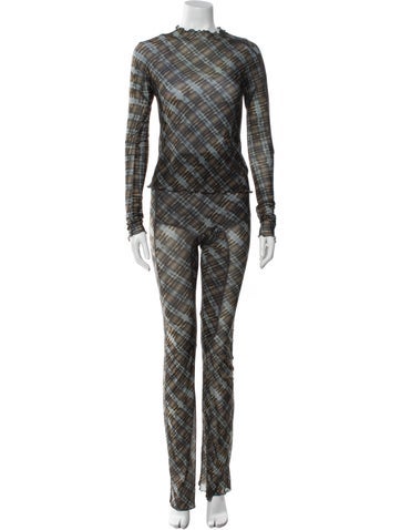 Pre-owned Knwls Printed Pant Set In Multi