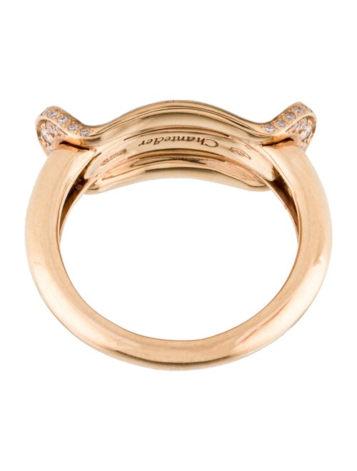 Chantecler 18K Chalcedony & Diamond Kogolong Bar Ring