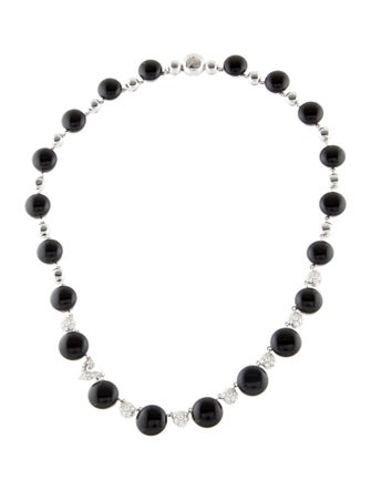 Chantecler 18K Onyx and Diamond Necklace