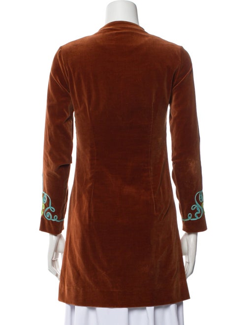 Charm Graphic Print Coat