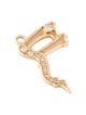 Charm 14K Diamond 'F' Charm