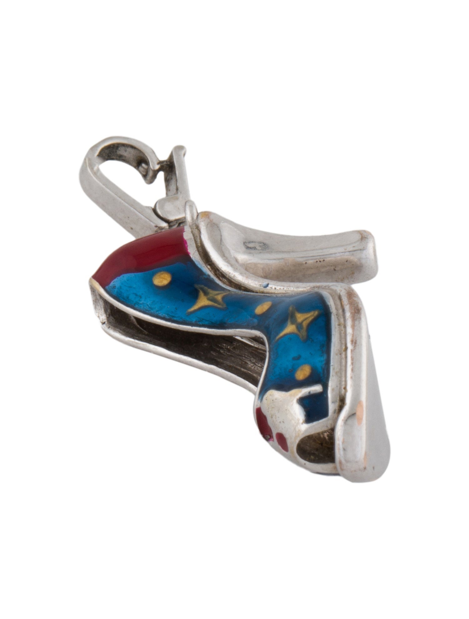 Charm 14K Enamel High Heel
