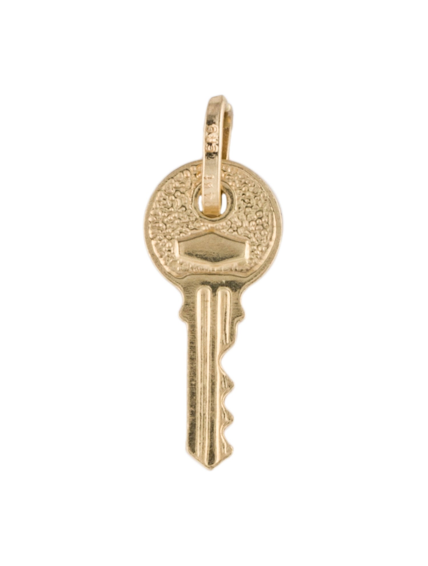 Charm 14K 'Open Your Heart' Key Charm