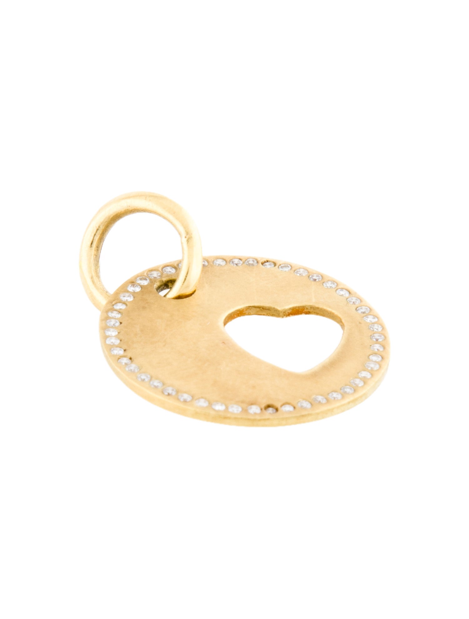 Charm 18K Diamond Heart Charm