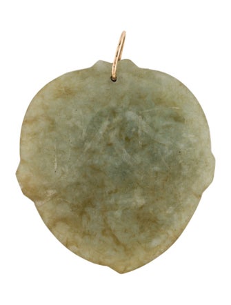 Charm 14K Carved Jadeite Charm