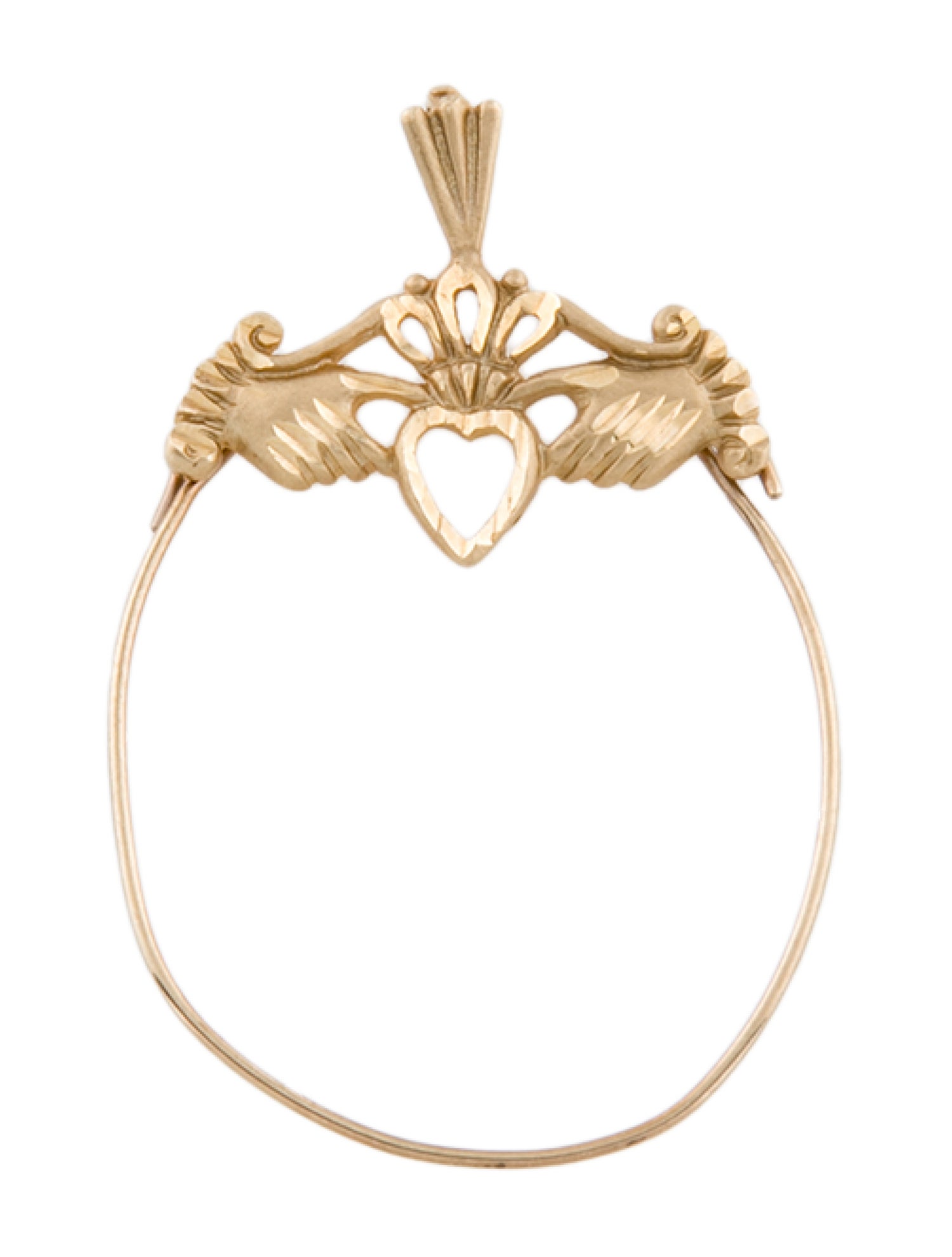 Charm 14K Heart Pendant