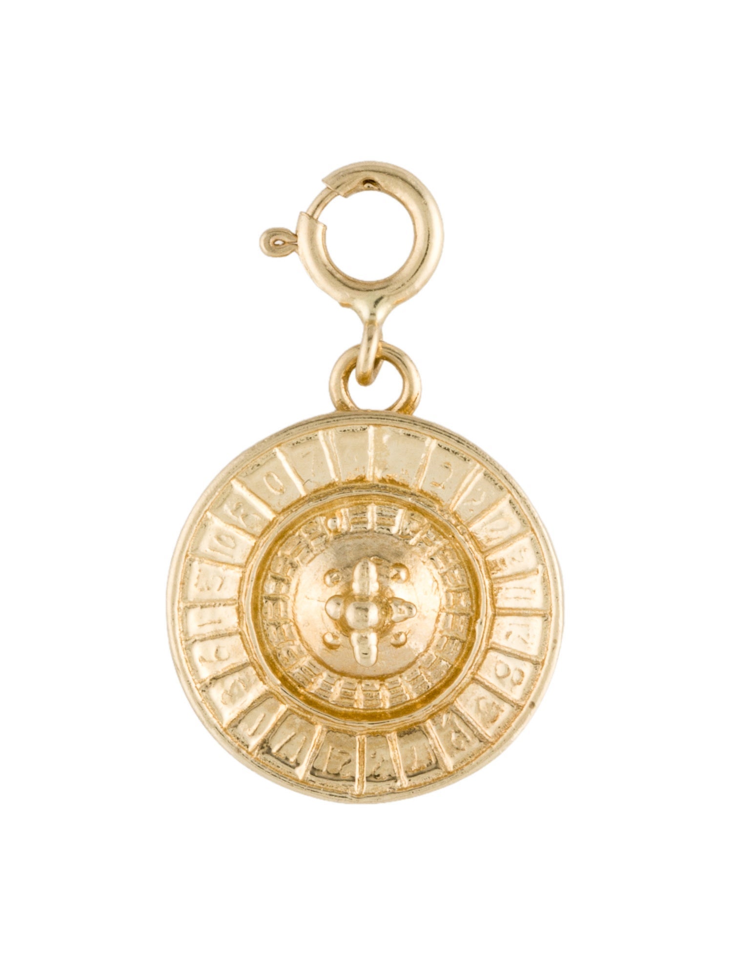 Charm Rosato 18K Enamel Purse Charm - 18K Yellow Gold