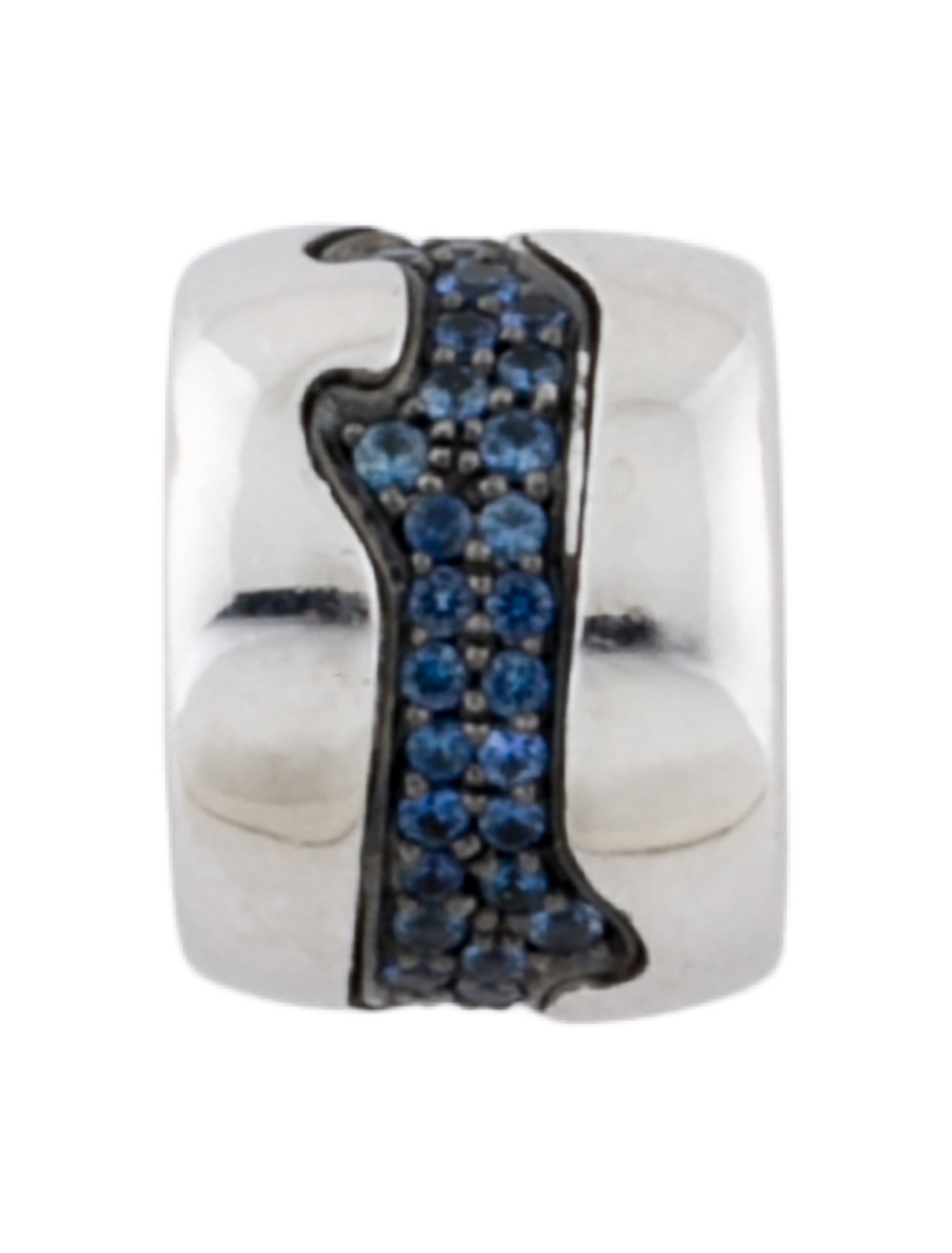 Georg Jensen 18K Sapphire Fusion Charm