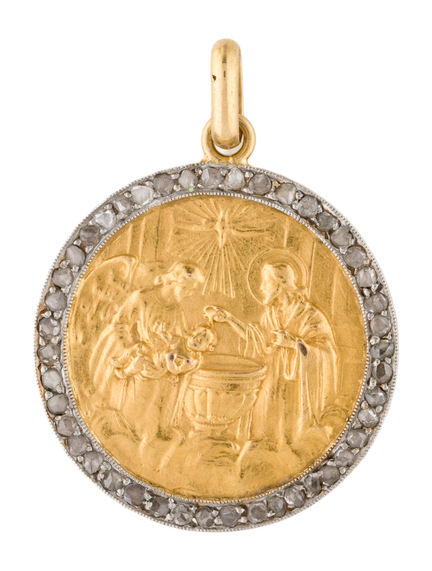 Rosato 18k charm ロサート 18カラット チャーム 18k 750 Real Yellow GOLD and ENAMEL 3d Purse Bag Rosato