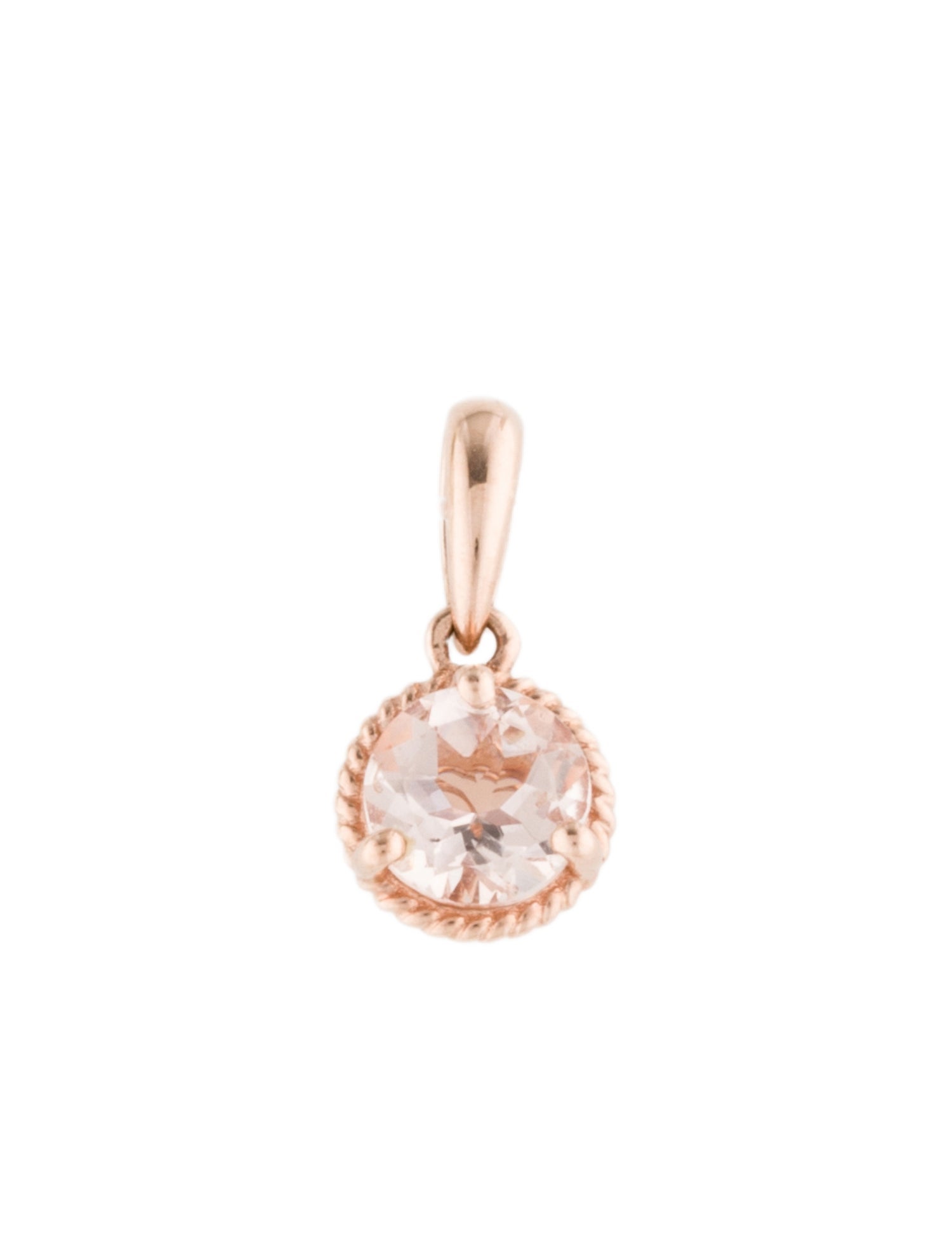 Charm 14K Morganite