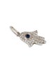 Charm 14K Diamond & Sapphire Hamsa Charm