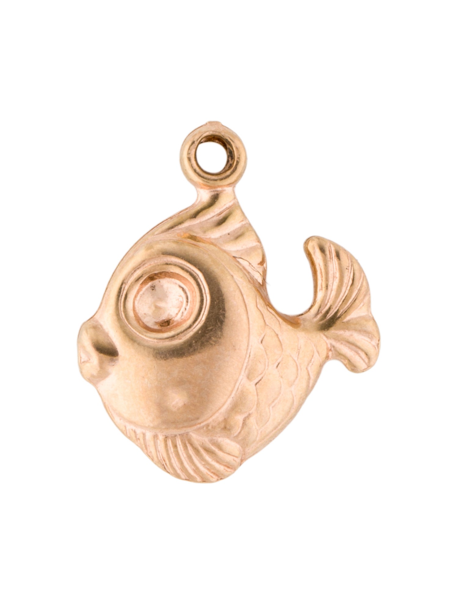 Charm 18K Fish Charm Pendant