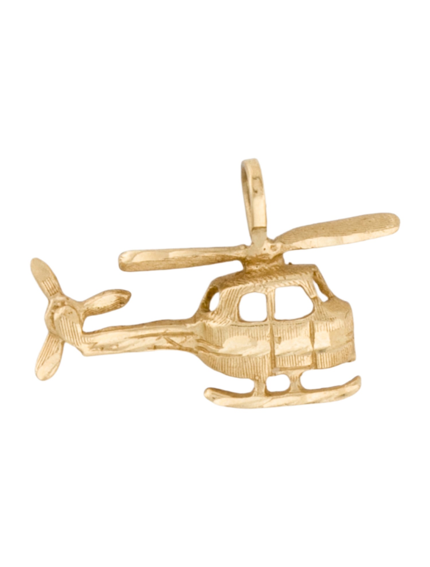 Charm 14K helicopter Pendant