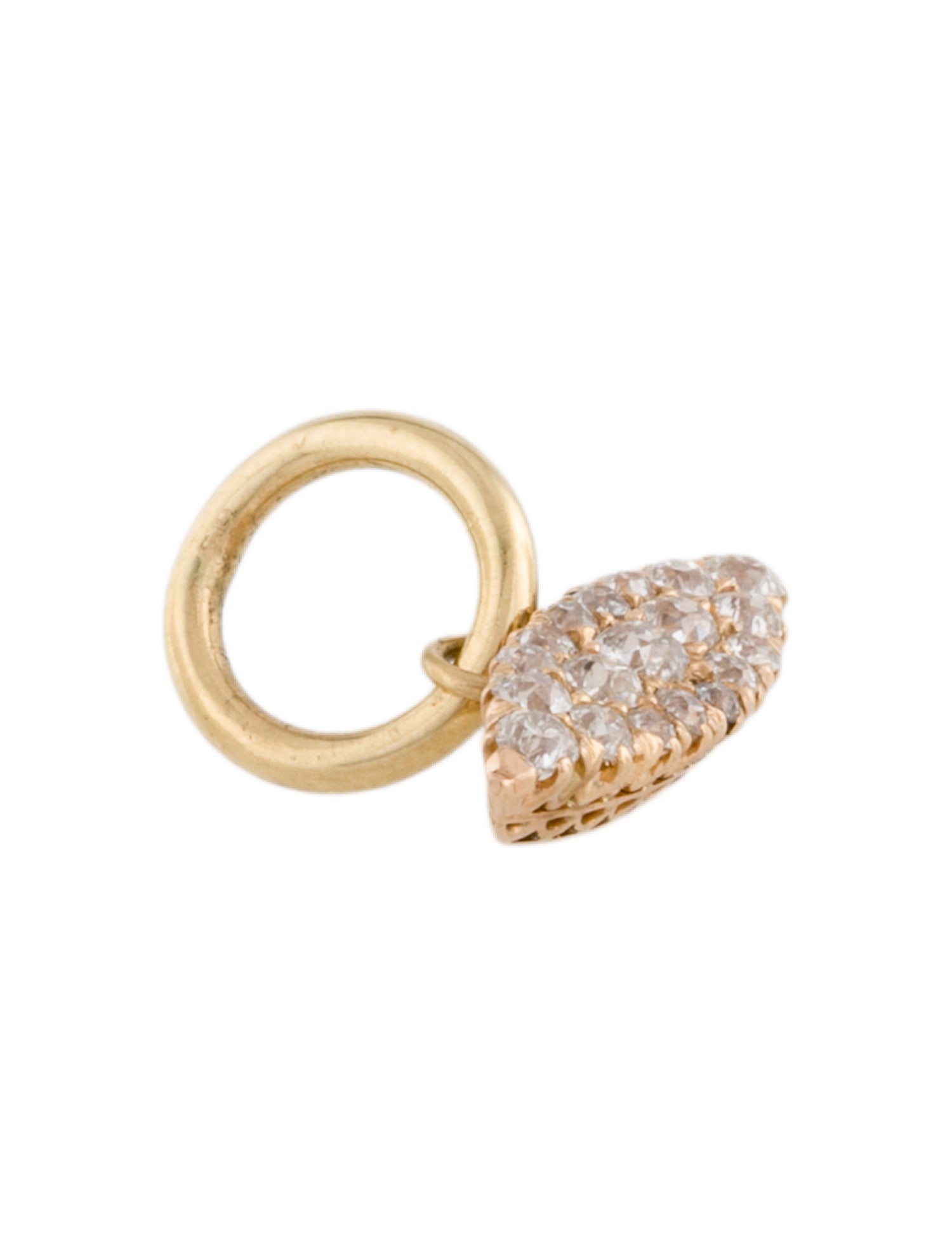 Charm 18K Diamond Pendant