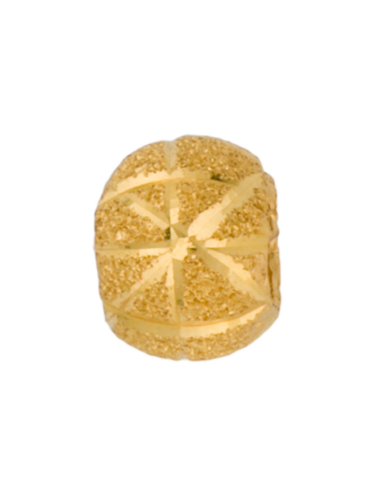 Charm 24K Textured Bead Slide