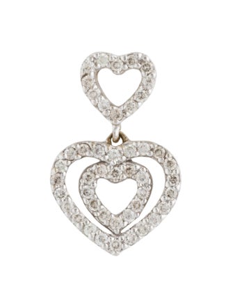 Charm 14K Diamond Heart Charm
