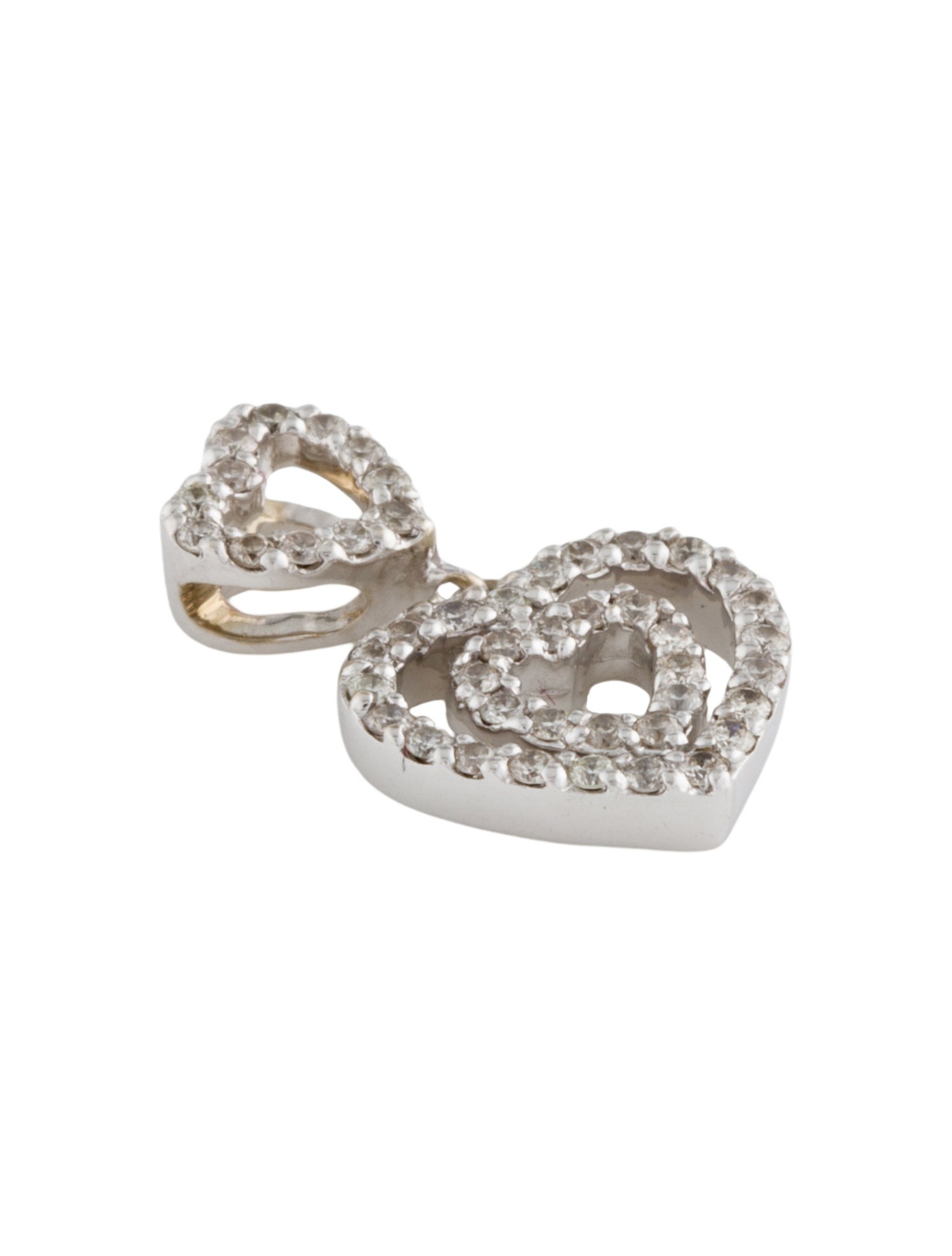 Charm 14K Diamond Heart Charm
