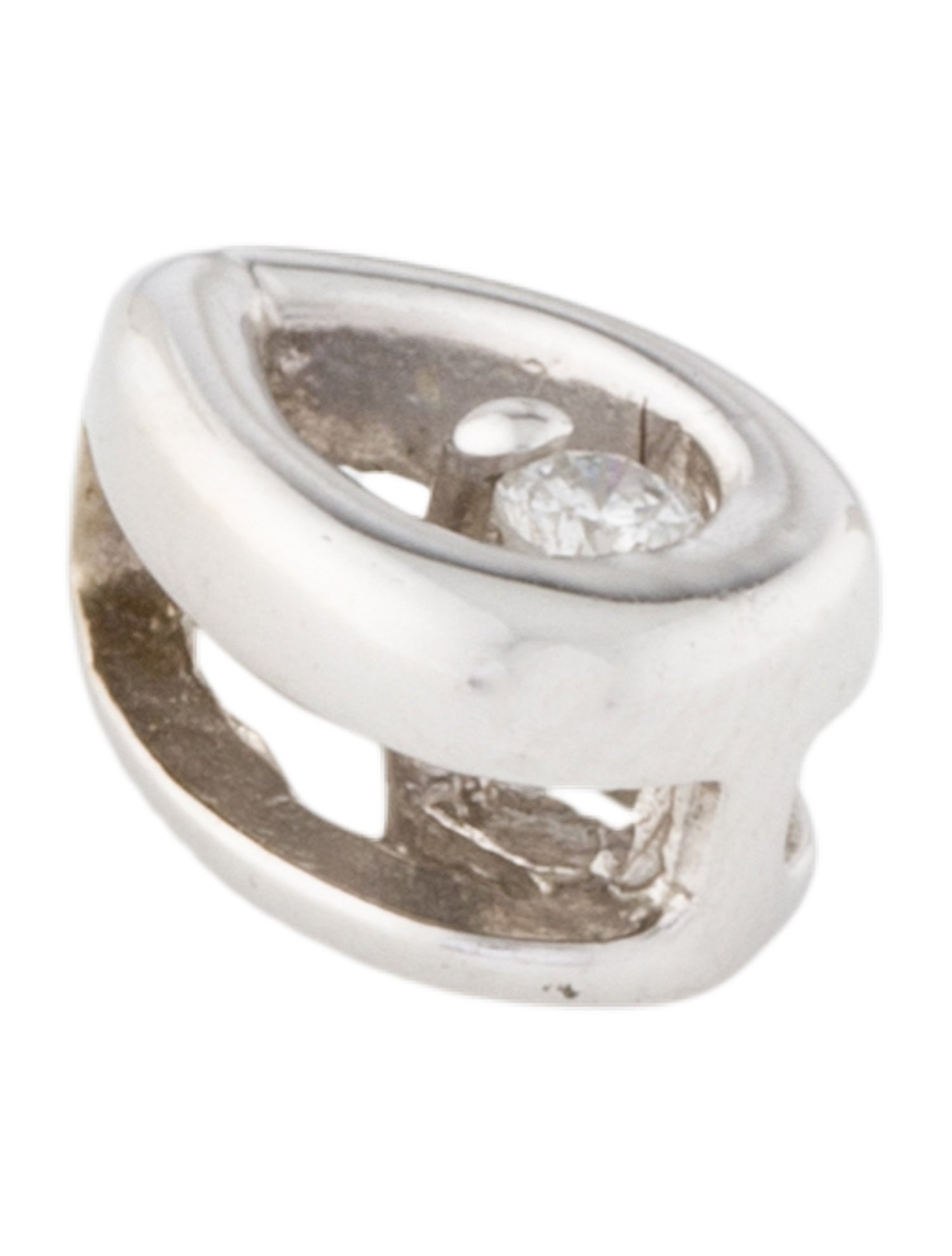 Charm 14K Diamond Pendant