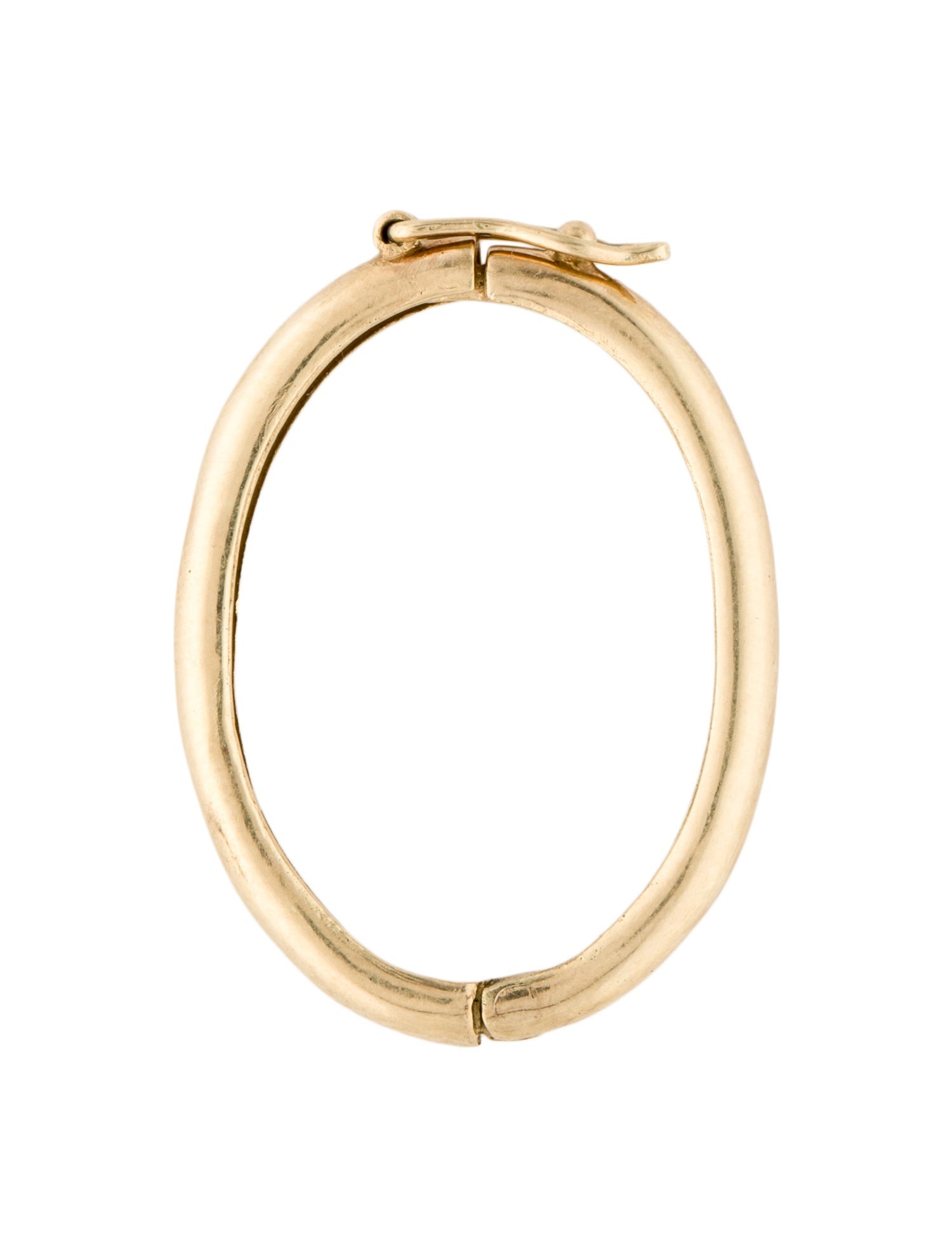 Charm 14K Oval Charm Holder