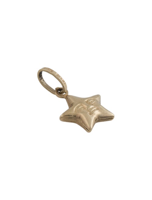Charm 14K Smiling Star Charm