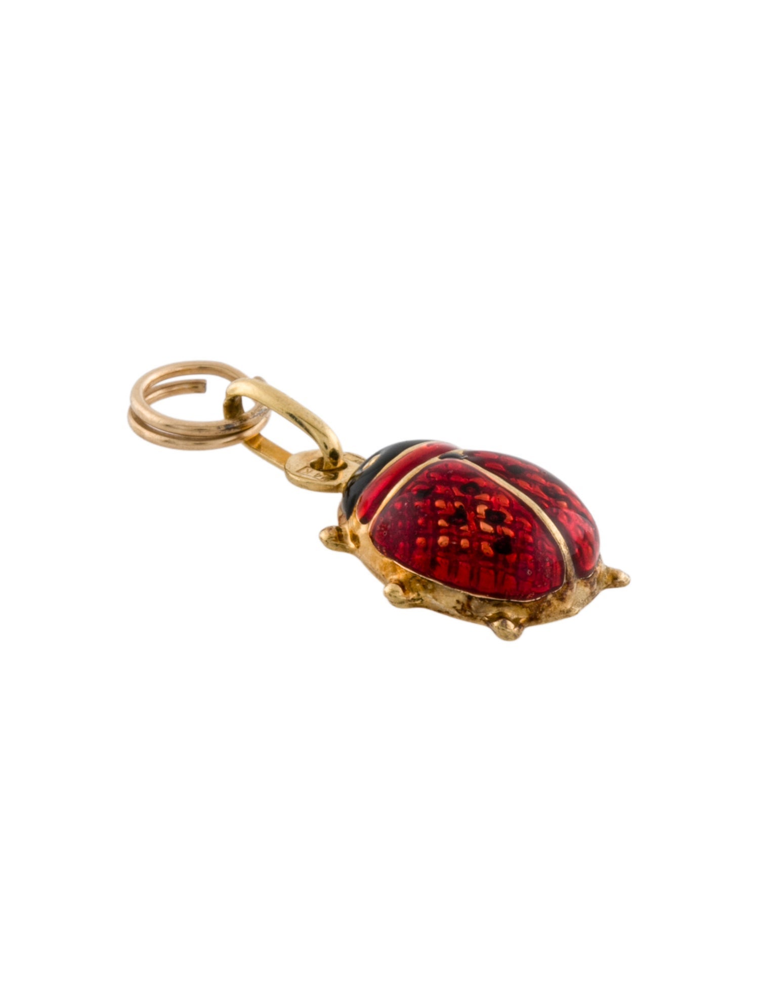 Charm 14K Ladybug