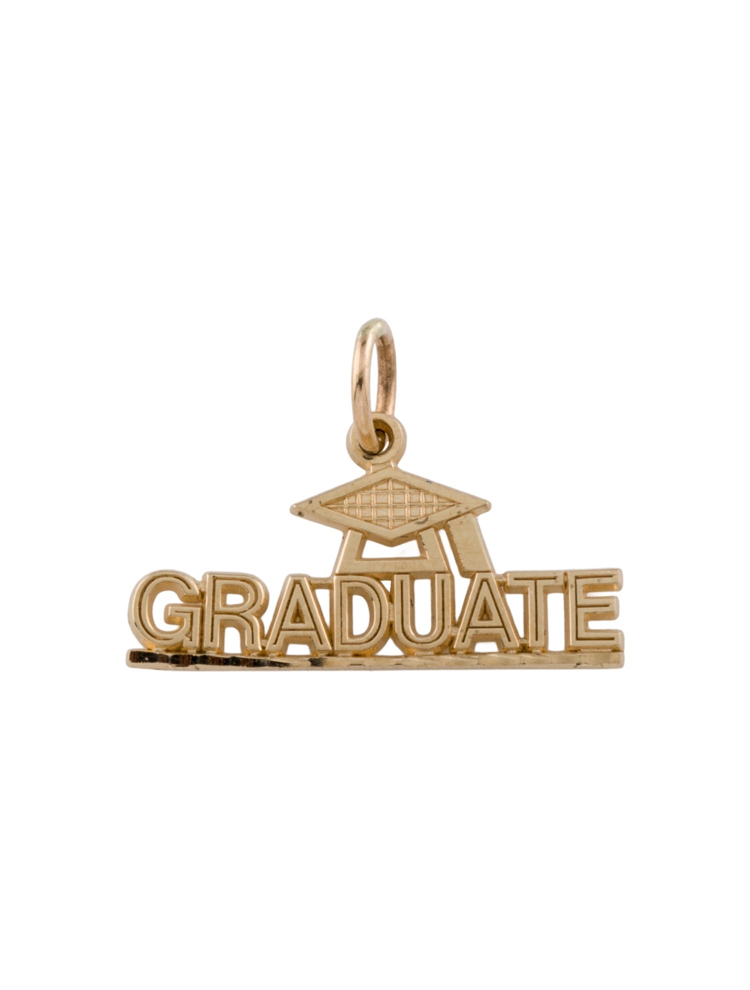 Charm 14K "Graduate" Charm