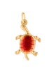 Charm 14K Enamel Turtle Charm
