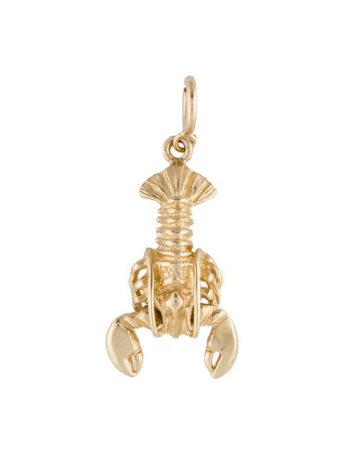 Charm 14K Lobster Pendant