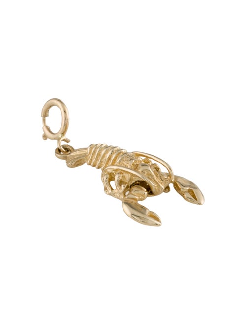 Charm 14K Lobster Pendant