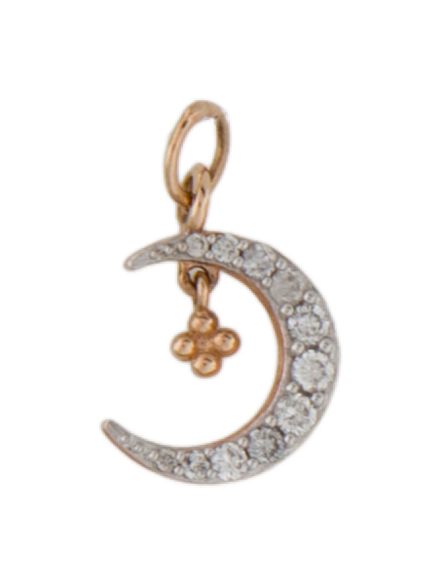 Charm 18K Moon & Star